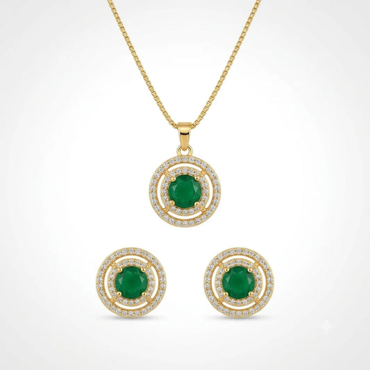 Elegant Green Emerald-Style