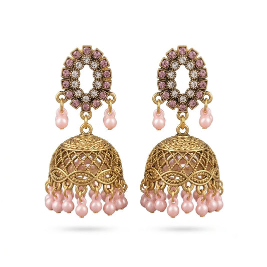 Elegant Pink Jhumka