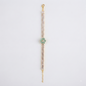 Green Floral Charm Tennis Bracelet
