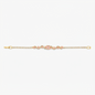 Pink and Crystal Cluster Tennis Bracelet