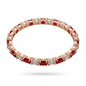 Ruby and Crystal Eternity Bangle