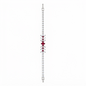 Ruby and Crystal Statement Tennis Bracelet