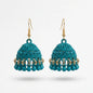 Vibrant Teal Jhumka